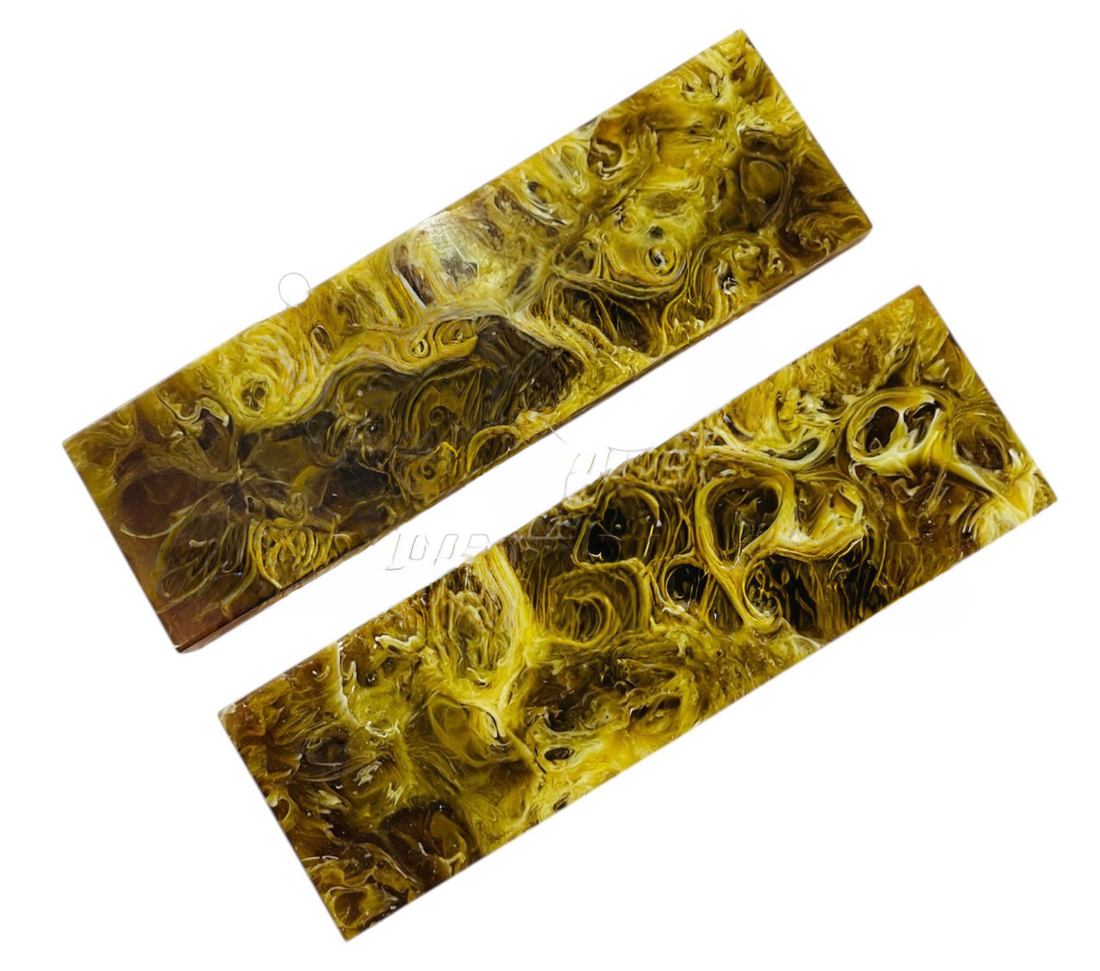 Resin Amber Pearl Handles - horn and bone export product from India